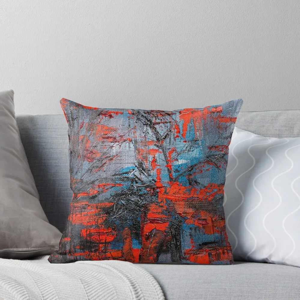 

Red forest Throw Pillow Cushion Cover Christmas Covers