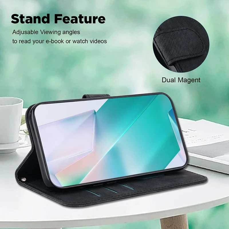 Premium Magnetic Leather Phone Case – Sleek and Durable Protection