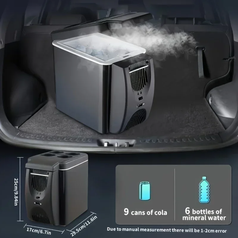 6L 12V Car Refrigerator Freezer Heater Mini Freezer Cooler And Warmer Electric Fridge Portable Icebox Travel Refrigerator amagi