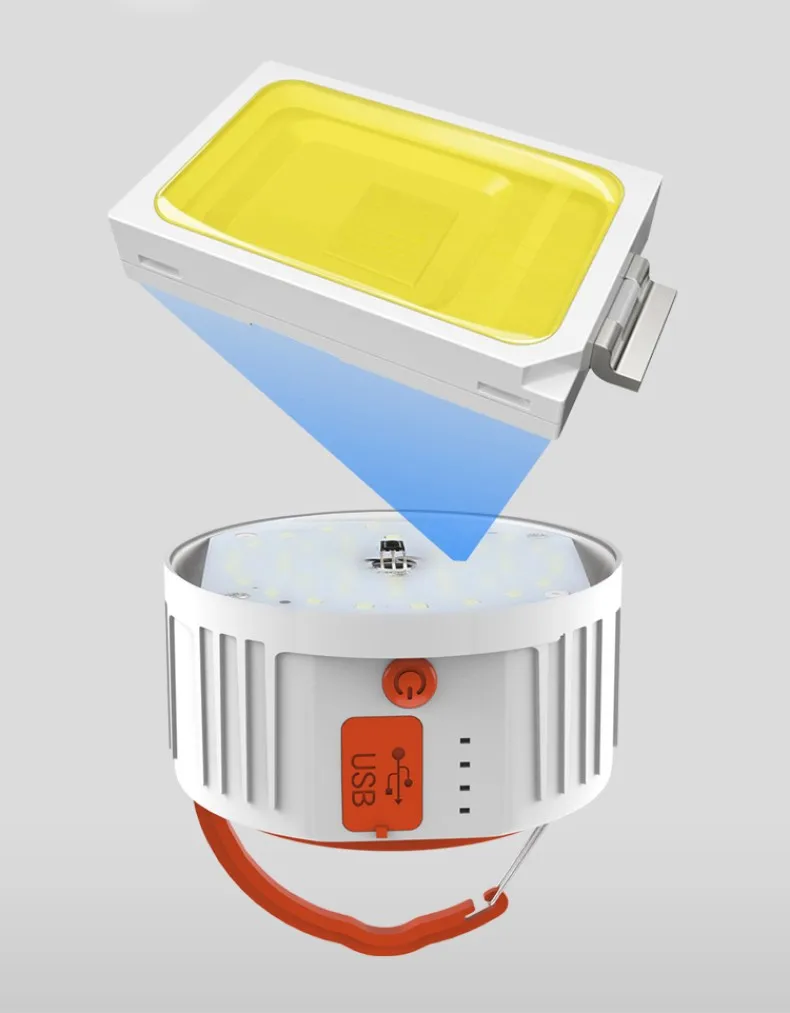 Description Picture 5 of itemLED Solar Charging Light Energy-saving USB Bead Bulb Night Market Lamp Mobile Outdoor Camping Power Outage Emergency Lamp