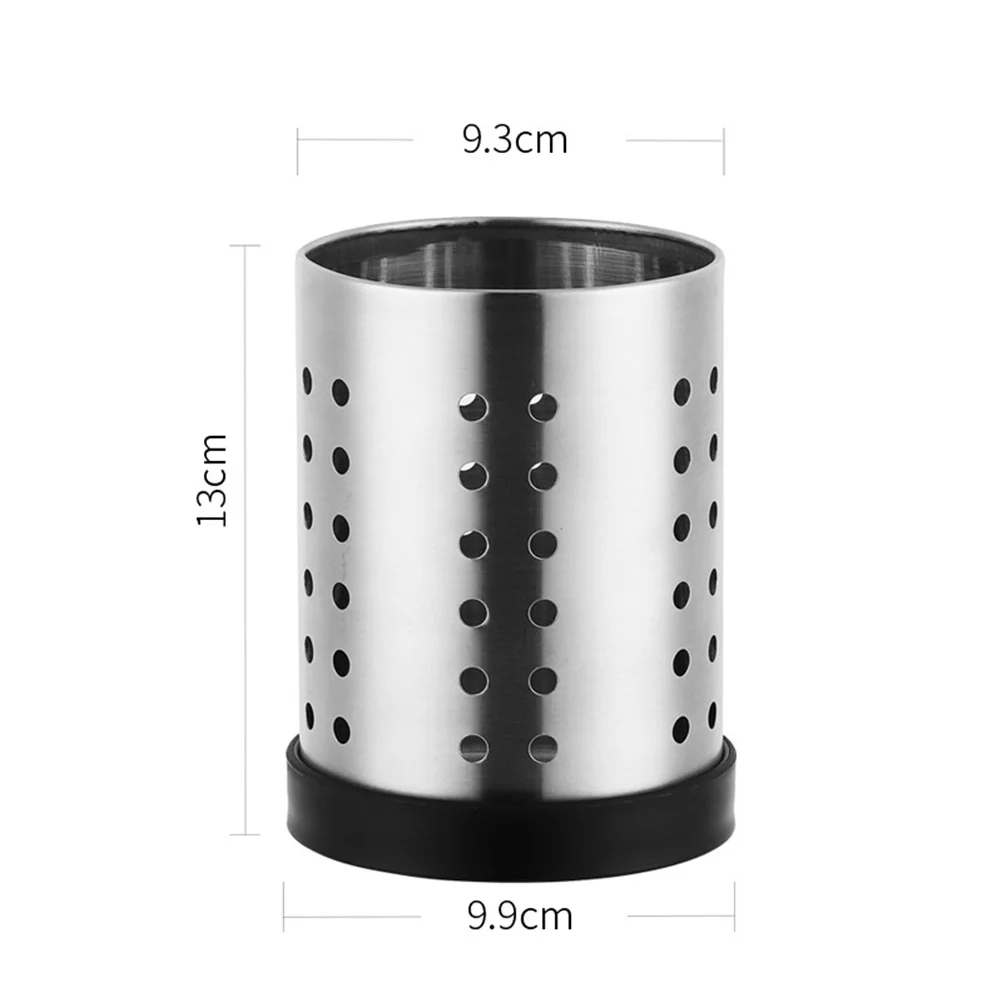 Cutlery Holder Organizer Flatware Holder Drainer Spoon Fork Chopsticks Storage Basket Stainless Steel Rack home Kitchen Appliance