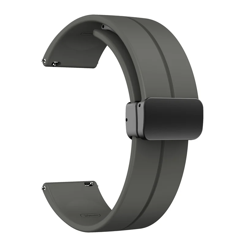 Silicone Magnetic Smartwatch Band - 20mm/22mm