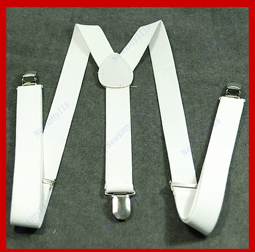 

Women's Unisex Elastic Y-Shape Braces Mens Adjustable Clip-on Suspenders Fashion