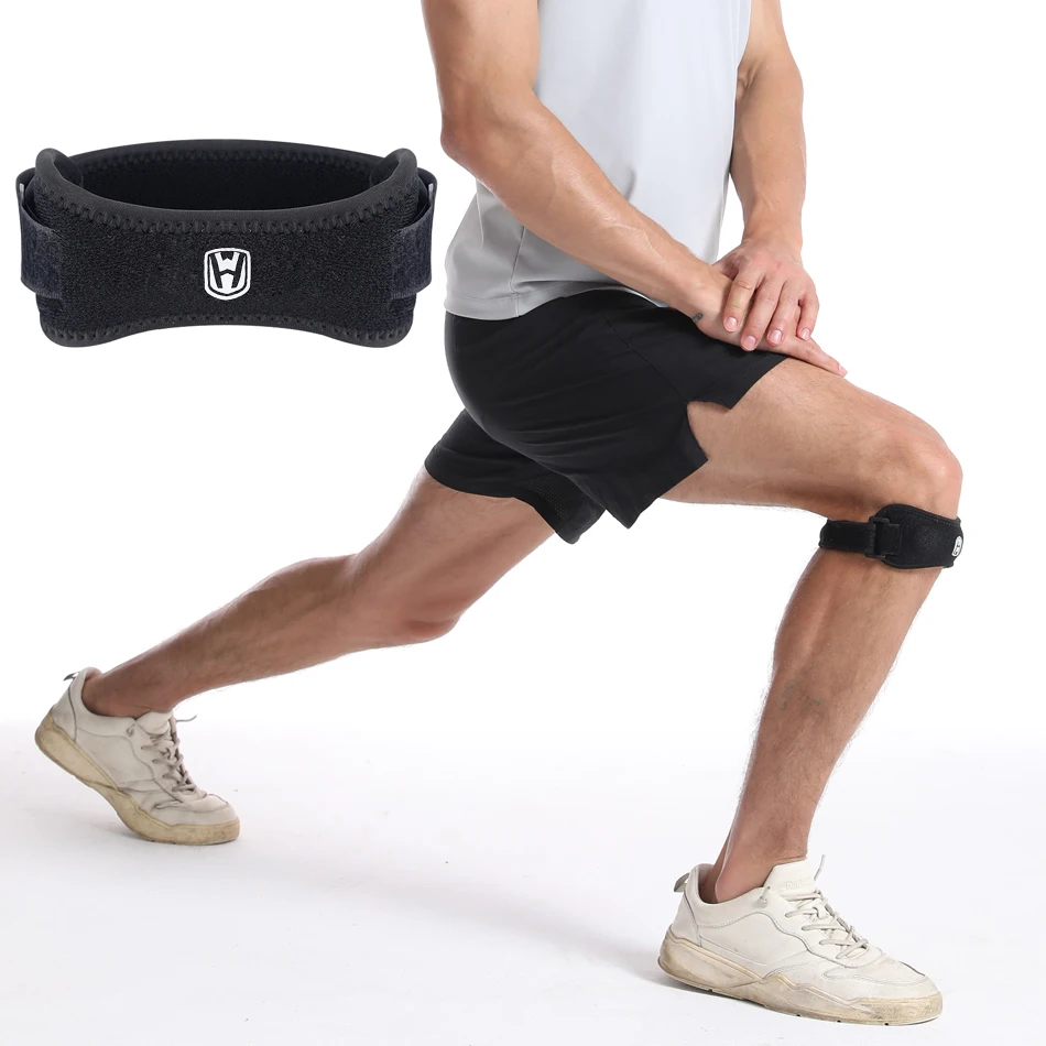 Knee pad Knee support Knee support sleeve Knee brace Patellar band Ride Force Adjustable Patella Brace Strap EVA Kneepads Knee Support Pad Protective Sports Gear Basketball Volleyball Protector