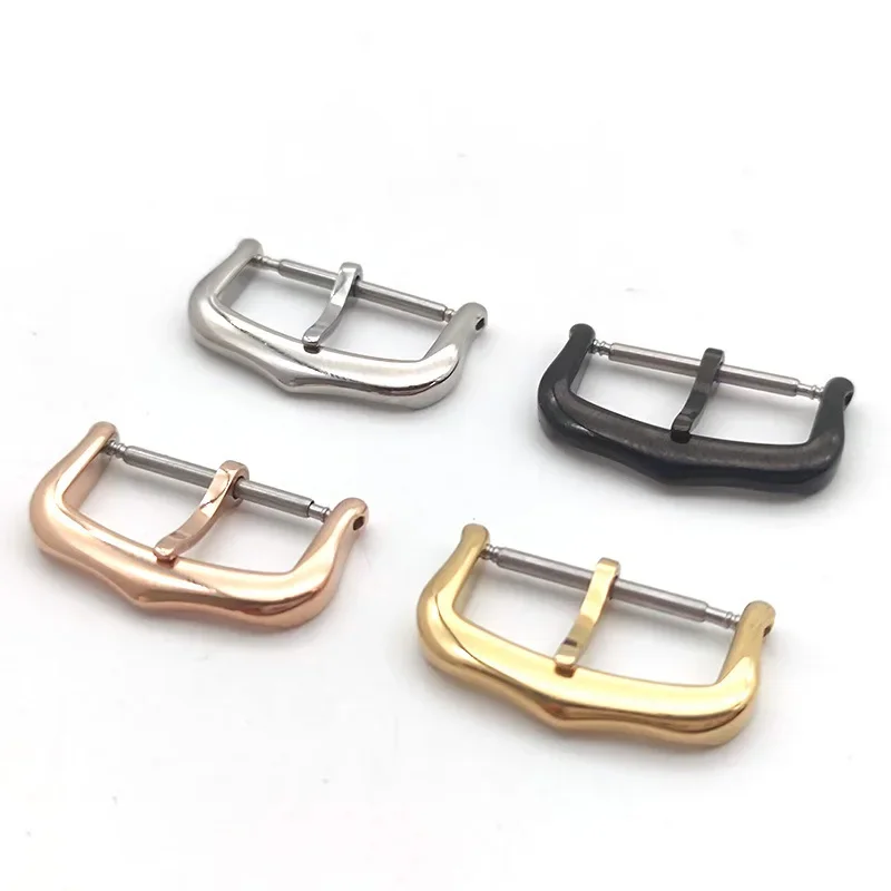 

5pcs/lot 316 Stainless Steel Watch Buckle Watch Replacement Clasp Wholesale Gold Silver Rose 10mm 12mm 14mm 16mm 18mm