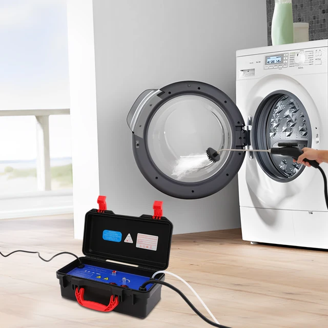 Pulitore A Vapore Portatile 2500W, Macchina Vapore Ad Alta Temperatura Con Accessori Per Cucina E Bagno - Foto 2