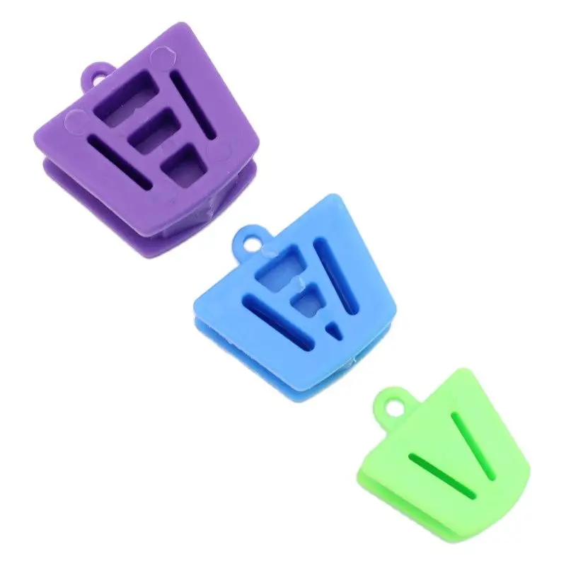3 Sizes Dental Occlusal Pad Rubber Bite Opener Blocks Mouth Prop Large