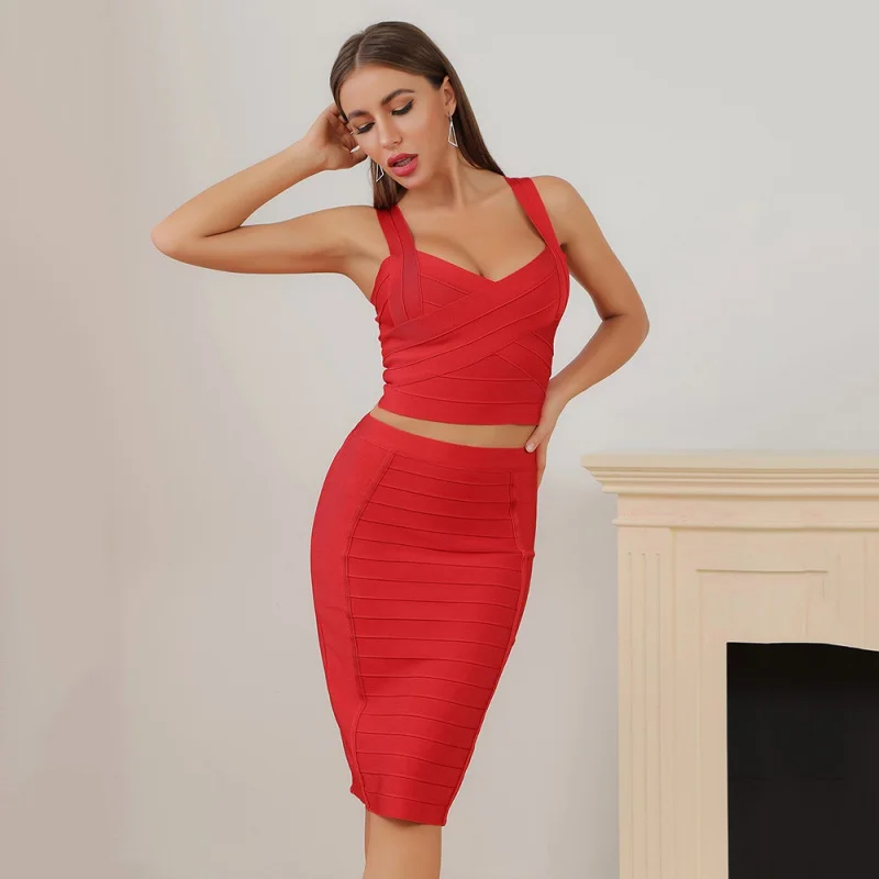 

Special Texture Striped Zipper Double Open Sexy Skirt European and American Slim Fit Temperament High Waist Hip Skirt Bandage Sk