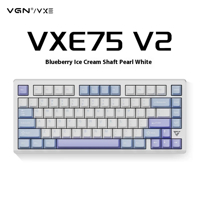 キーボード VGN VXE75 V2 スターライトシルバー VGN VXE75 V2 Wireless Aluminum Mechanical Keyboard