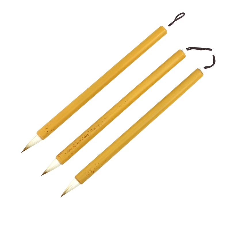 Chinese Calligraphy Brush Pen Multiple Hair Small Regular Script Writing Brush Set Landscape Painting Ink Drawing Supplies