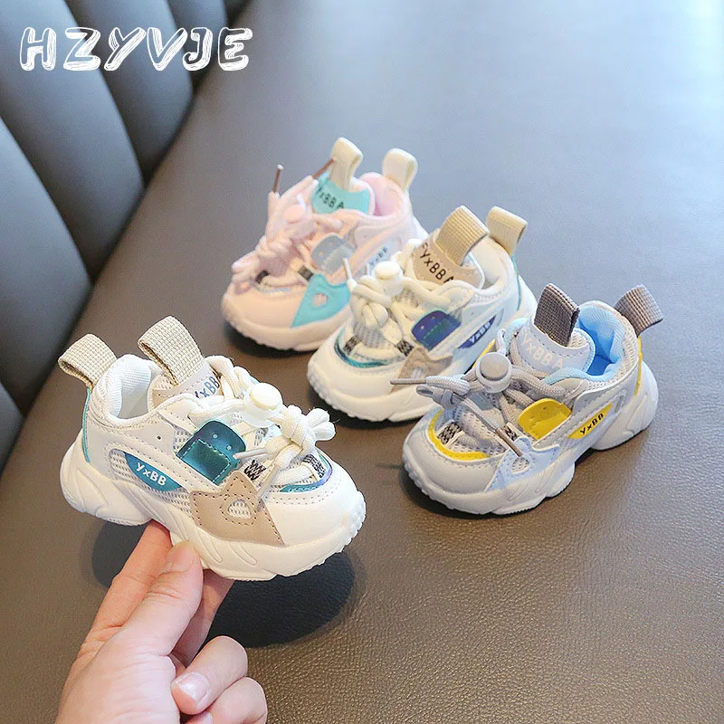 Sports Shoes Baby Shoes Kids Sneakers Kids Shoes Kids Sports Shoes Spring and Autumn Kids Sneakers 0-1-2-3 Year Old Infant and Toddler Baby Boys Girls Anti Slip Learning Walking Shoe