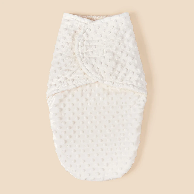 שק שינה לתינוק עם נקודות קטיפה, סוודלים לתינוקות חדשים, שק שינה לתינוקות עם כובע אנטי-בעיטה, שמיכת פליז רכה וחמה