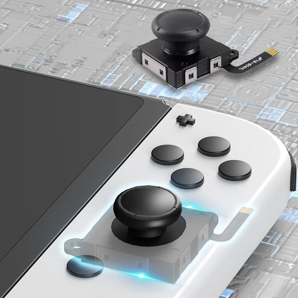 Joystick Replacement 1-6PCS Hall Sensing for JoyCon For Nintendo Swicth / Switch OLED/Lite