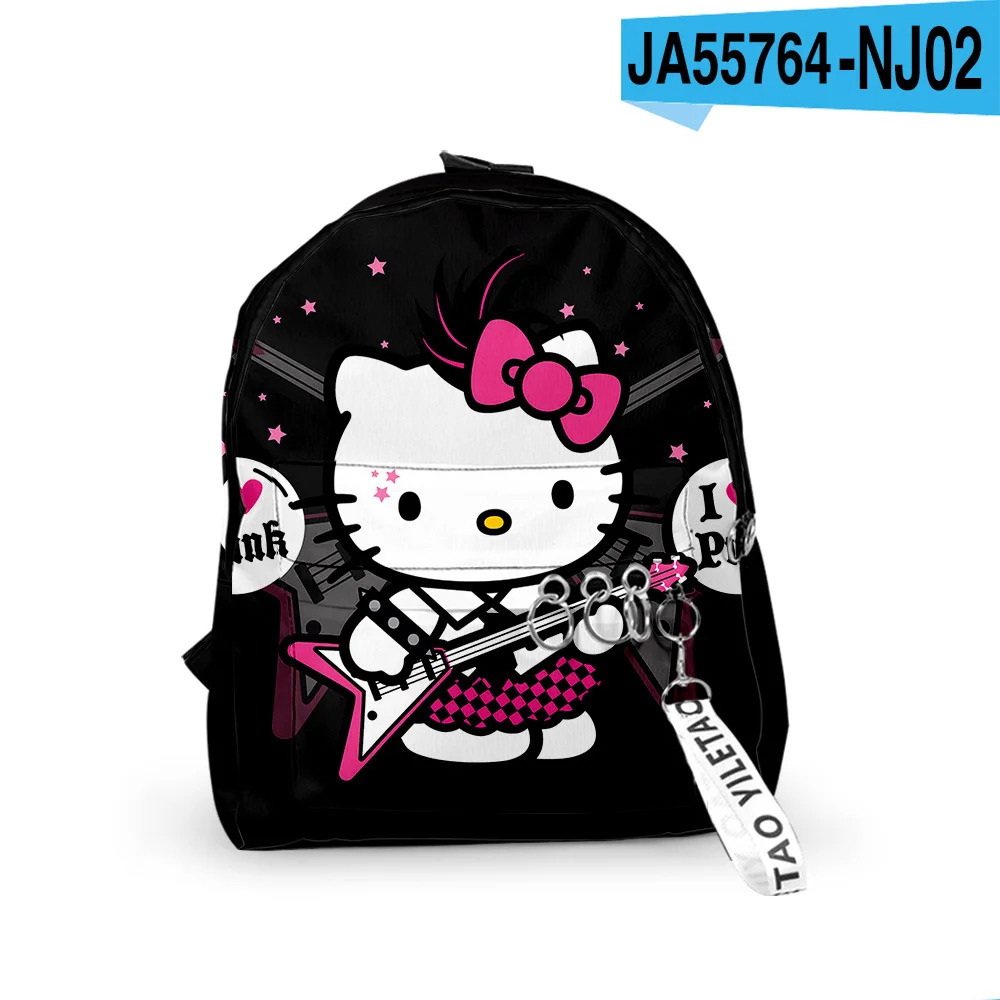 

New HelloKitty Cute Hello Kitty Backpack Primary and Secondary School Boys and Girls School Bags Lightening Zipper Shoulders