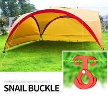 

Red/Gold/Bule/Brown 2pcs Camping Tent Rope Buckle Outdoor Quick Hang Wind Rope Hanger Buckles Aluminum Tightening Hiking Tool