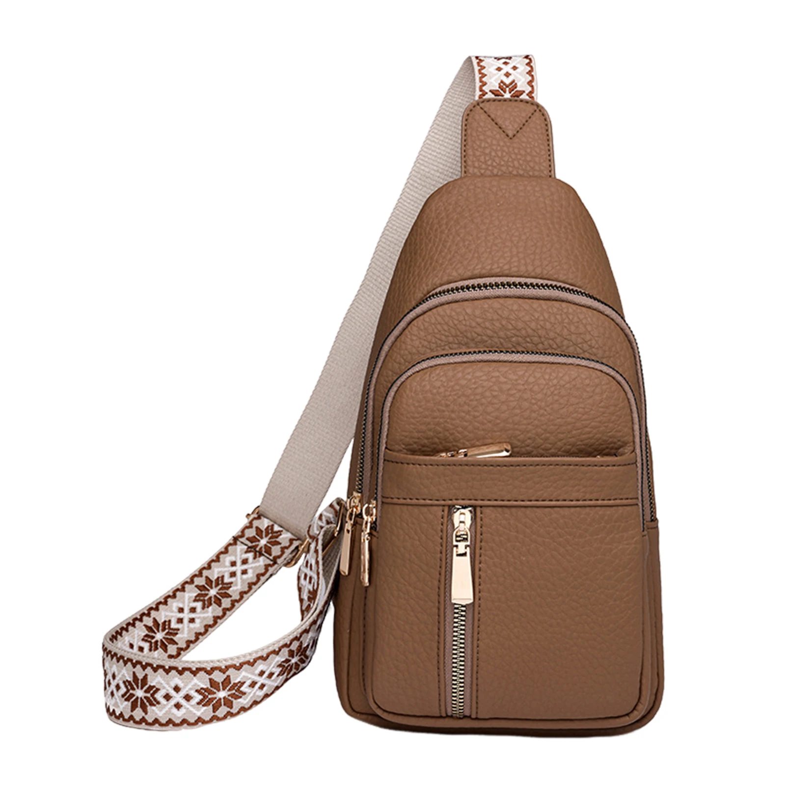 ตัวเลือกสินค้า กระเป๋าแฟชั่น Crossbody ผู้หญิง หนัง PU กันน้ำ สำหรับเดินทางและขี่จักรยาน