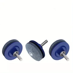 Effortless Precision: Electric Lawn Mower Blade Sharpener with Durable Grinding Head and Whetstone Sander (3pcs)