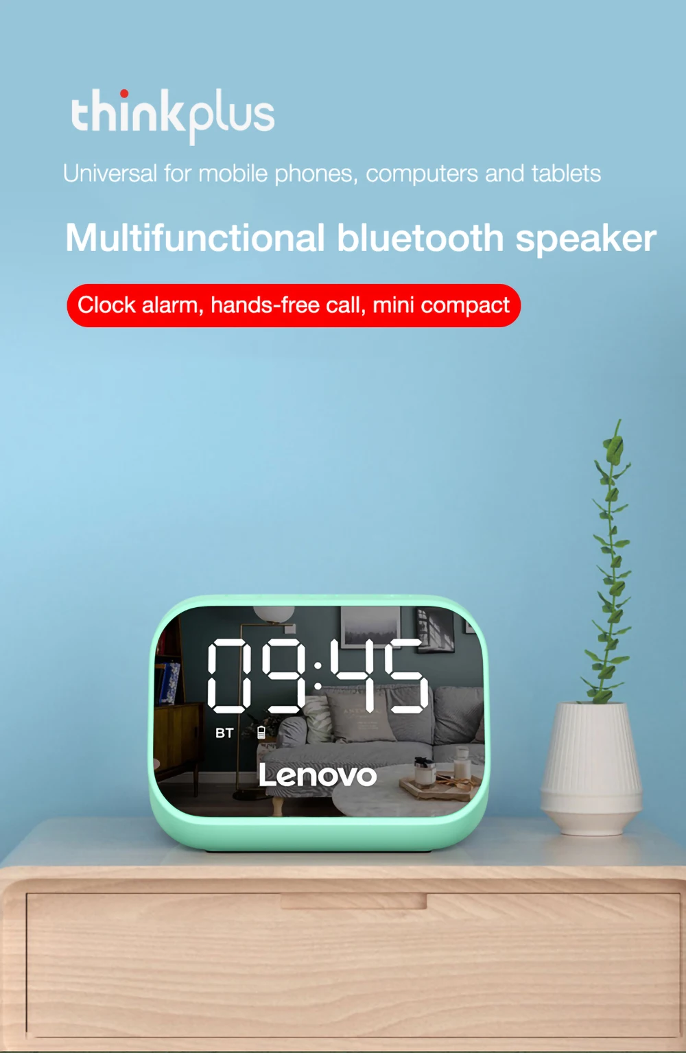Lenovo Thinkplus Portable Bluetooth Speaker TS13 