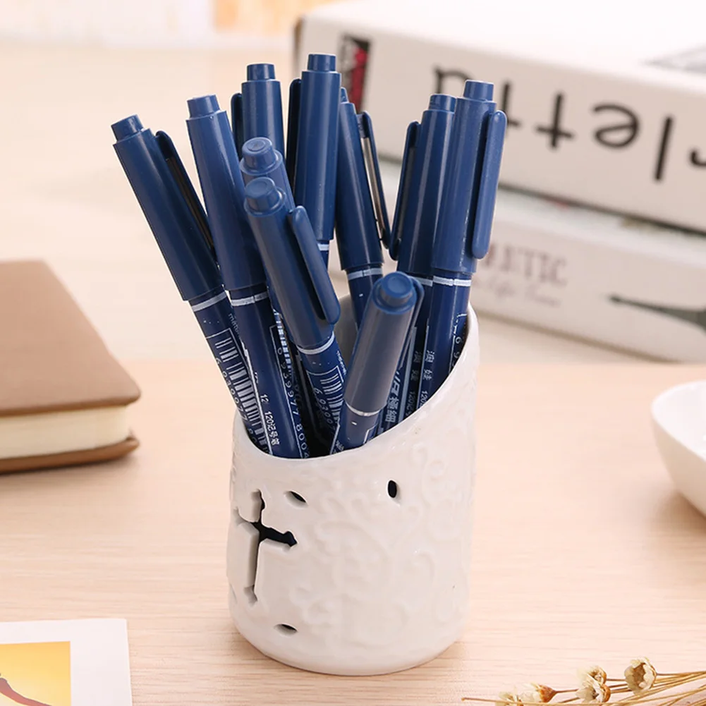 3/10PCS Fine Dual Heads Marking Pen Marker Waterproofink Thin Nib Black Liner Art Pen Drawing Stationery Office Supplies Marker permanent marker pen marker pens permanent marker permanent markers markers pen