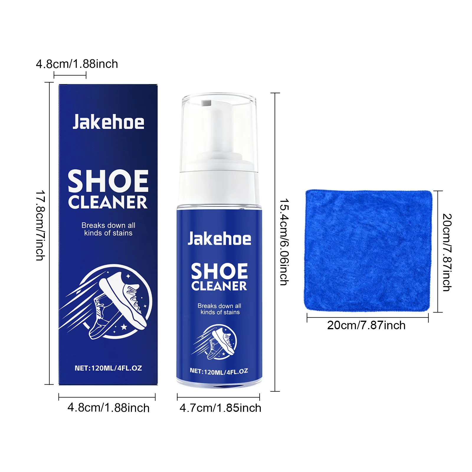 Gentle Stain-removing Water-free Foam Portable Shoe Cleaning Agent Easy to Wips Say Goodbye to The Cumbersome Cleaning Steps