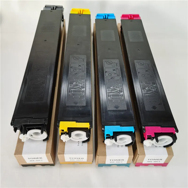 

MX-36 4PCS/Set BK495g CMY285g Toner Cartridge For Sharp MX-2610N 2615N 3110N 3115N 3140N 3610N 3640N 2618NC 3118NC 3618NC 2648NC