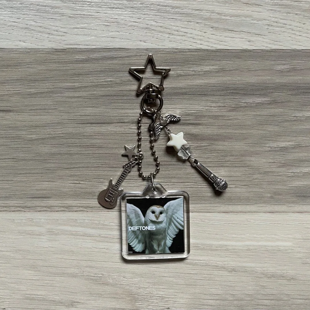Handcrafted Deftones Themed Phone Charms & Keychains Collection