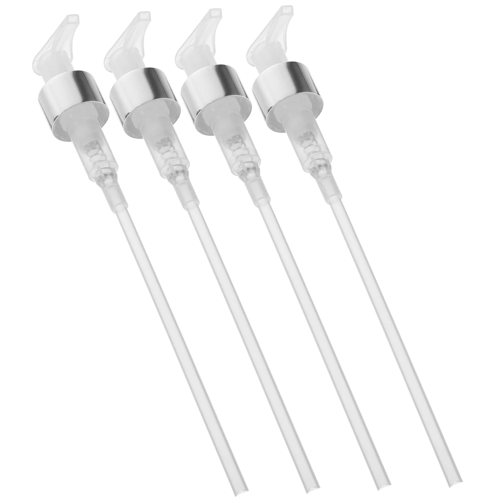 

4 Pcs Lotion Pump Head Soap Shampoo Pumps for Large Bottles Dispenser Plastic Conditioner