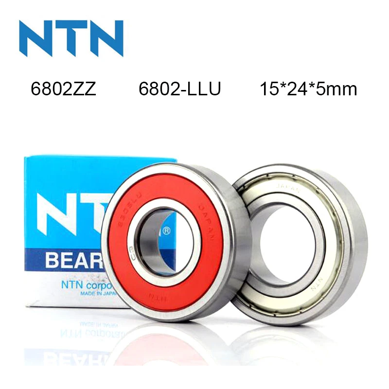 Ball Bearing Japan 100 Bearing 5/10pcs 6802zz 6802llu Abec9 Ball