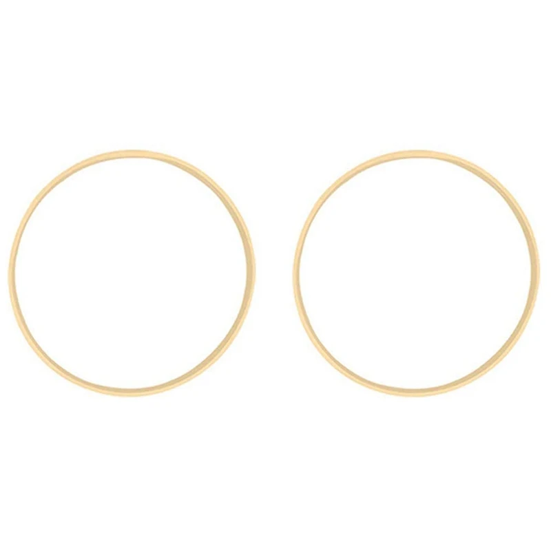 Кольца из бамбука для снов, деревянные круглые кольца «Ловец» «сделай сам», обручи для цветов, венков, украшения для дома, сада, растений, 15 см и 20,5 см, 2 шт.