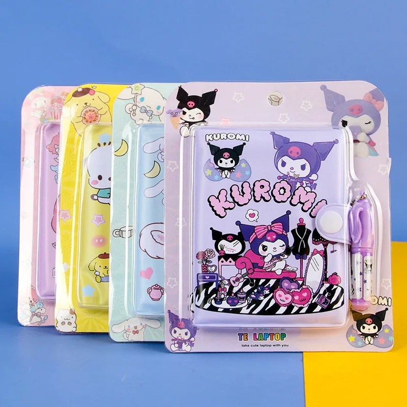 

Sanrio Блокнот Журнал Kuromi Cinnamoroll My Melody Kawaii Miini портативный Ledger школьные принадлежности канцелярские подарки