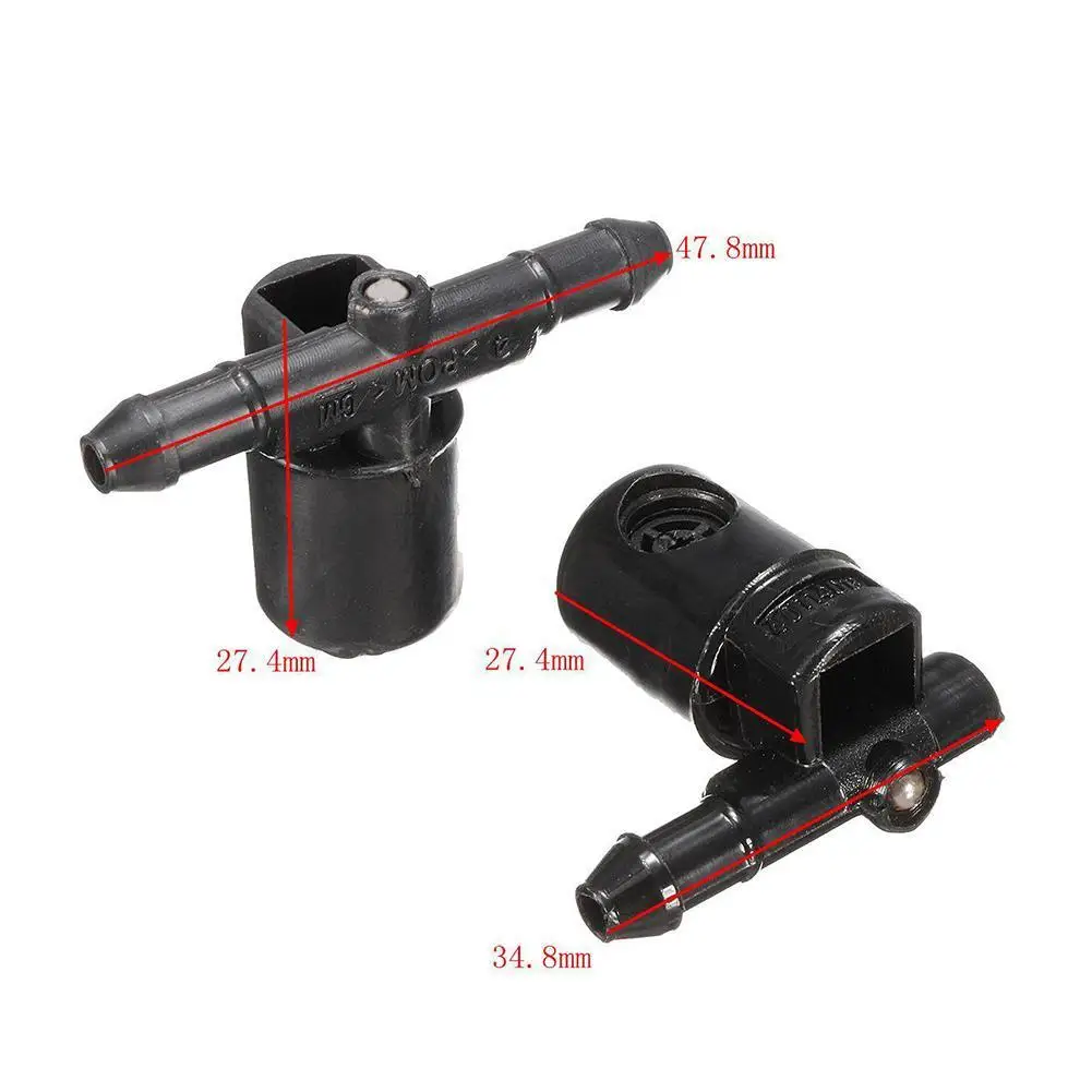 Car Windscreen Washer Jets Mist Spray Nozzle front wiper washer nozzle 2pcs For Opel Astra G H Zafira A B Corsa D