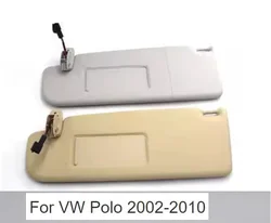 For VW Polo 2002 2003 2004 2005 2006 2007 2008 2009 2010 Interior Sunvisor With Mirror Front visor assembly Car accessories