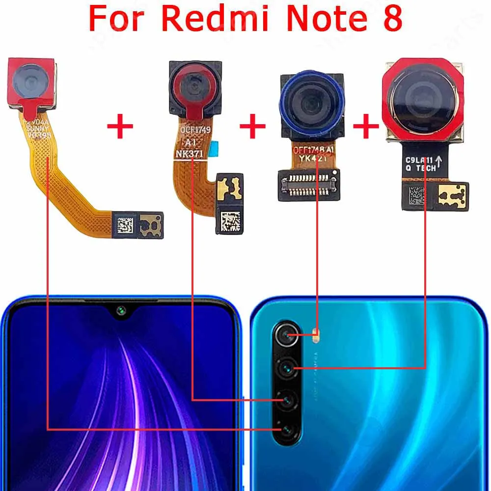 Rear Back Camera For Xiaomi Redmi Note Pro Note8 Note8Pro Camera