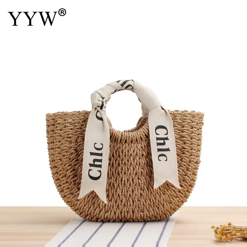 2023 Beach Bag French Style Straw Bags for Women Raffia Handbag Holiday  Basket Ins Hand Bag Top Quality Woven Purse Carrycot - AliExpress