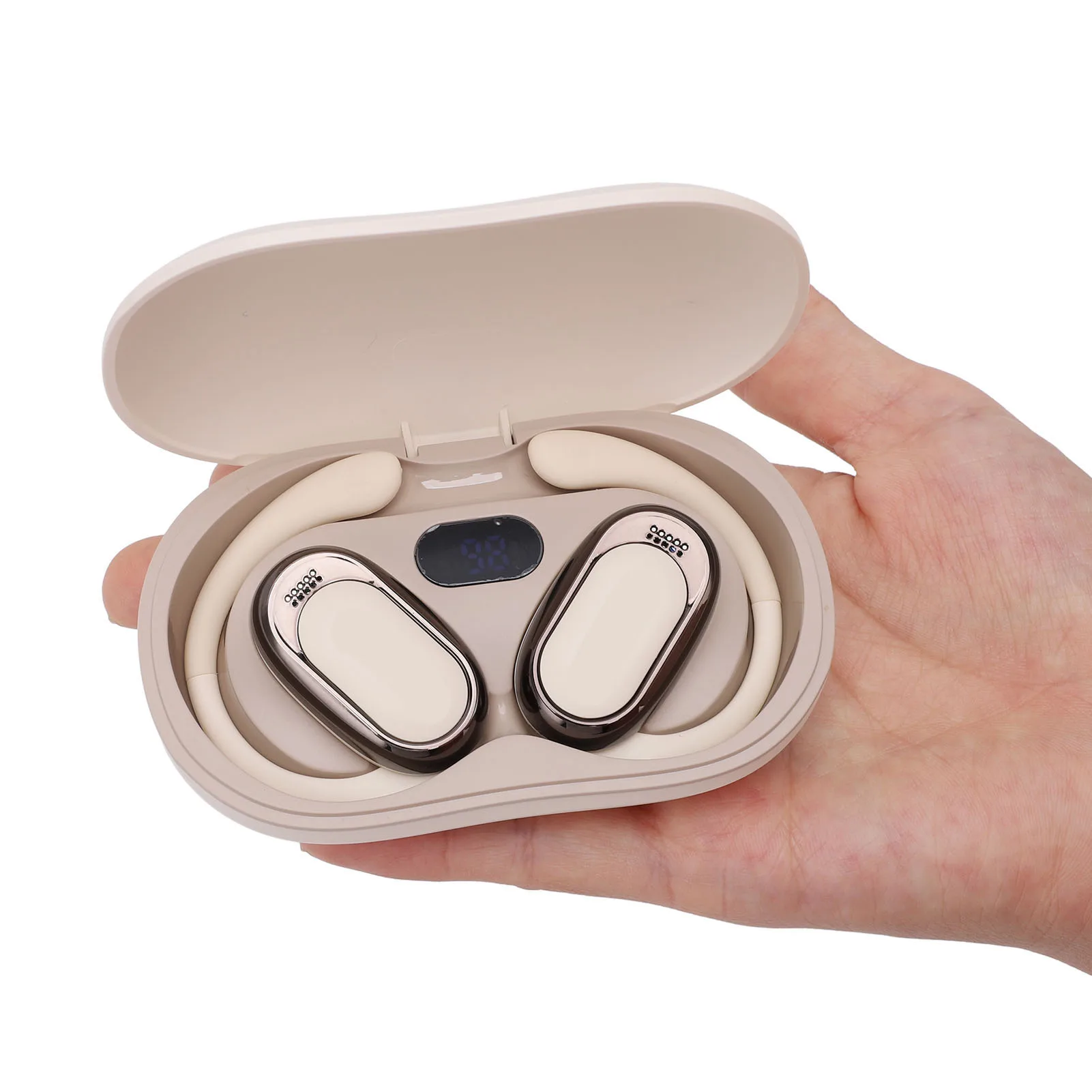 Language Translator Earbuds 144 Languages Translation Bluetooth 5.4 Wireless Music Earbuds Translator Device with Charging Case
