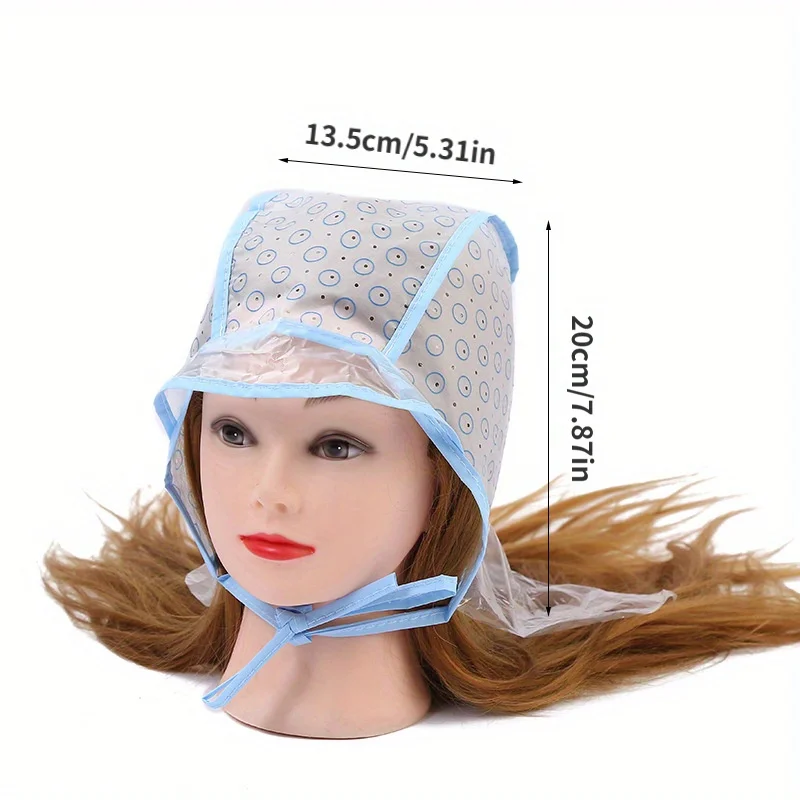 6pcs/Set Hair Highlighting Frosting Cap Hair Dye Cap Disposable highlight dyed hat With Plastic Hook Hairdressing Coloring Tools 3