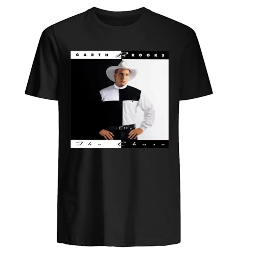 

Garth Brooks Black and White Premium Casual T-Shirt. Cotton Short Sleeve O-Neck Mens T Shirt New S-3XL