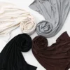 Nouveau Hijab en Jersey Liquide pour Femmes Musulmanes, Foulards et Châles de Ramadan, Voiles Islamiques, Mode Musulmane, Châle Islamique ﻿ 180*60cm