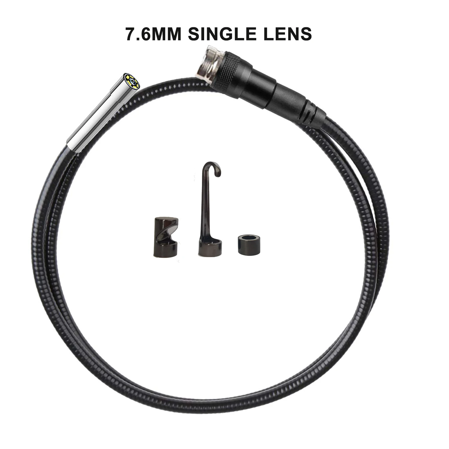 

TESLONG Borescope Inspection Camera 7.6mm Single Lens 1m 3m 5m Semi-Rigid Cable Probe Compatible with NTS300,NTS450A,NTS500