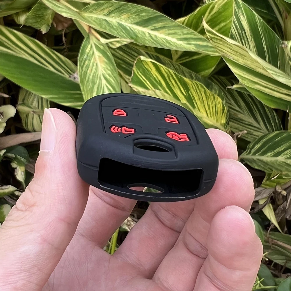 Silicone Car Key Cover Protective Case For Ford Mustang Exploror Edge Super E150 E250 E350 E450 Duty Windstar Ranger 4 Buttons