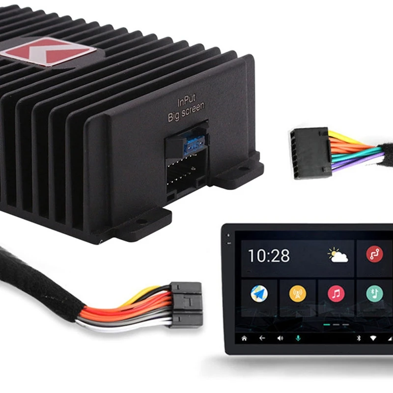 Android Navigation DSP Amplifier Box Professional Car Stereo Audio 4X80w High Power Sound Upgrade Hifi DSP Amplifier, Durable