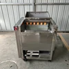 2025New Commercial Vegetable Fruit Washing Peeling with Brusher Cleaning Potato Machine Stainless Steel 304 3