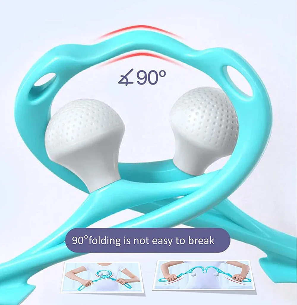 Dual Pressure Neck Massager - Handheld Deep Tissue Relaxer