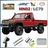 MN MN82 1:12 Retro Rc Car With LED Lights Full-scale Simulation LC79 Professional 4WD Remote Control Pickup RC Truck Model Toys 2