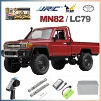 MN MN82 1:12 Retro Rc Car With LED Lights Full-scale Simulation LC79 Professional 4WD Remote Control Pickup RC Truck Model Toys 2