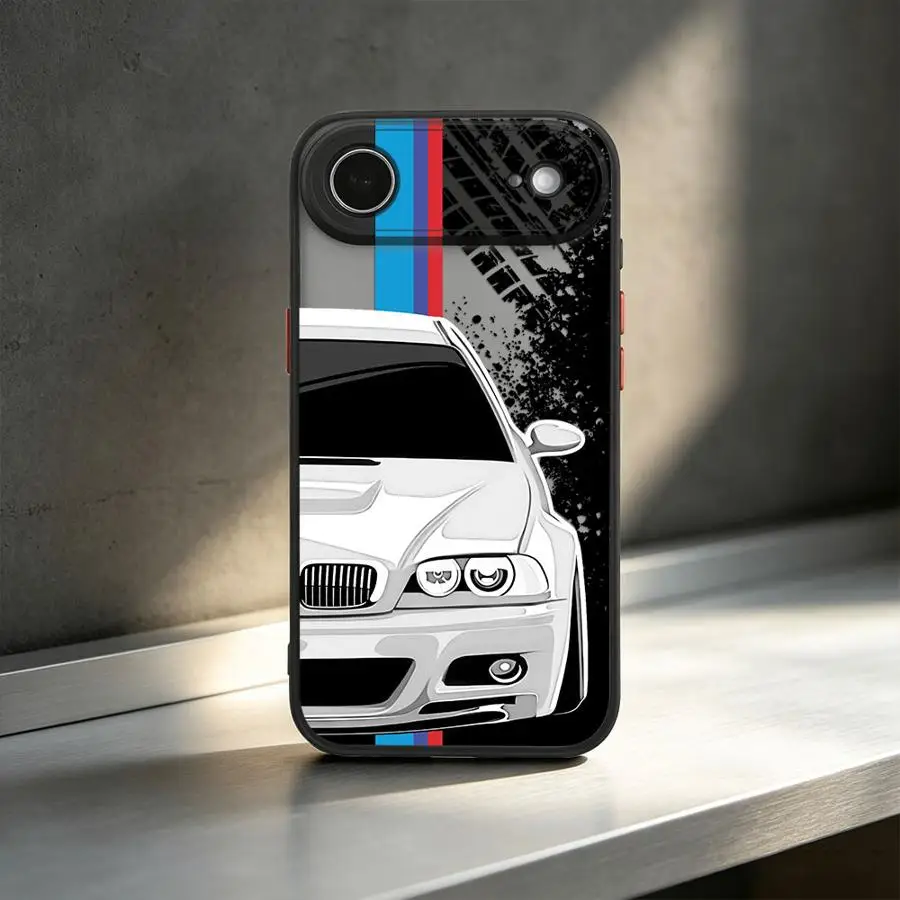 Sports Car Logo Phone Case with Dynamic Power Design