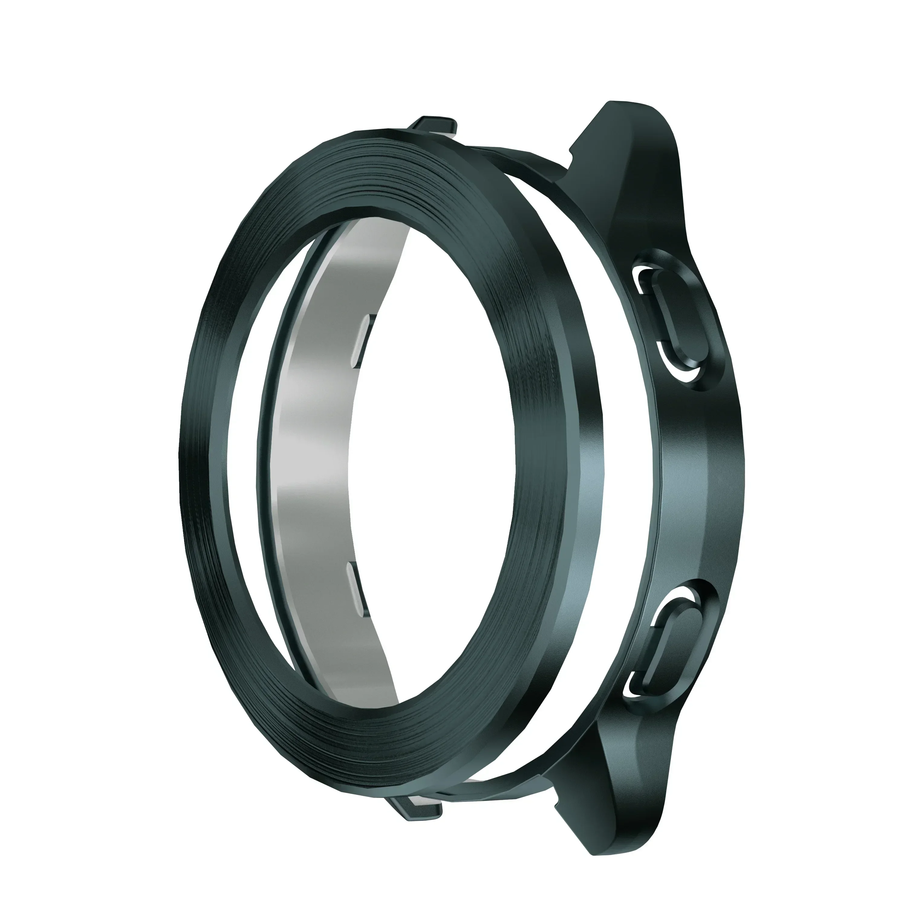 Premium Electroplated Hollow PC Protector Shell with Bezel
