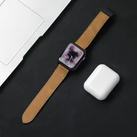 Bracelet en cuir et Silicone pour Apple Watch 10 42 46mm Ultra2 49mm 44mm 45 41mm 40mm 38 42mm, pour iwatch série 9 8 7 SE 6 2