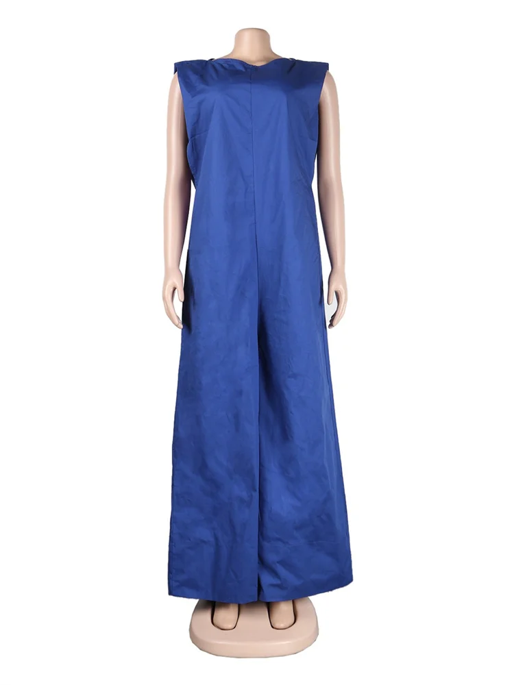 Wmster Summer Clothes Women 2024 Leisure Lady Romper Sleeveless Wide Leg Long New in Summer Clothes Wholesale Dropshipping