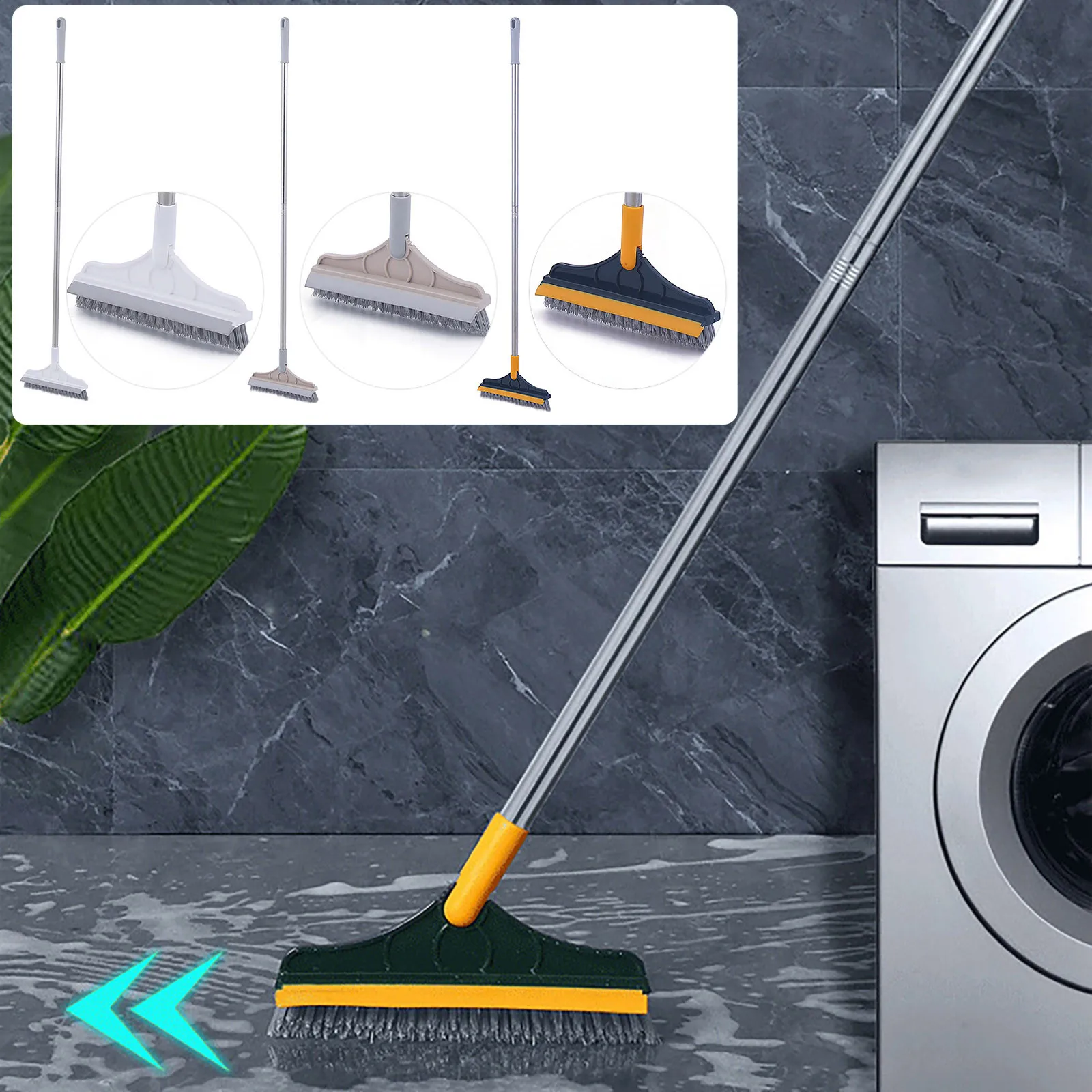 1Pcs Rotating Bathroom Kitchen Floor Crevice Cleaning Brush Brushes